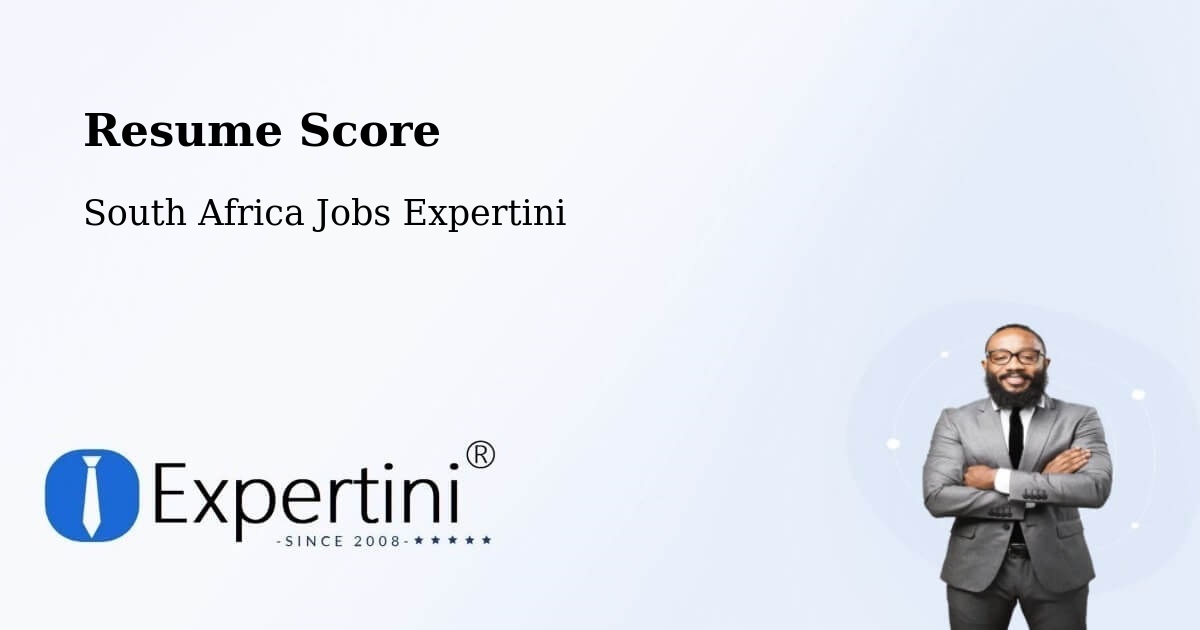 Resume Score & Job Description Match Tool – Springbok - South Africa Jobs Expertini