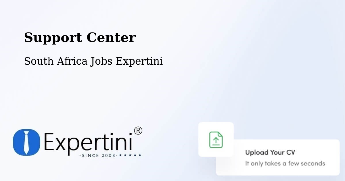 Support Services – Springbok - South Africa Jobs Expertini
